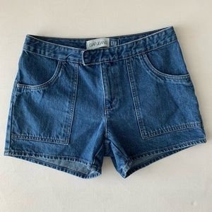 Vintage 90's GAP Tab Front Denim Shorts